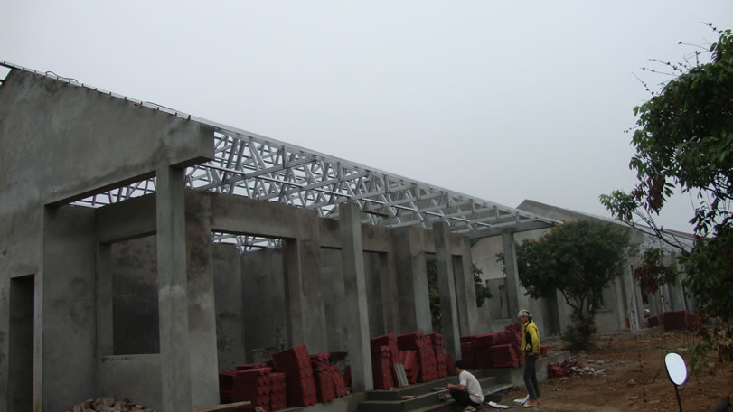 Khung kèo thép mạ 3 lớp cho mái lợp ngói Khung kèo thép mạ 3 lớp cho
mái lợp ngói