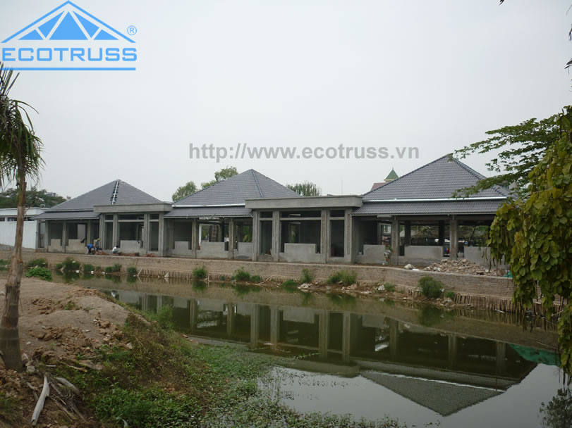 Tính linh hoạt giúp
khung kèo lợp ngói Ecotruss có thể thực hiện trên nhiều thiết kế mái khác nhau Tính linh hoạt giúp khung kèo lợp ngói
Ecotruss có thể thực hiện trên nhiều thiết kế mái khác nhau