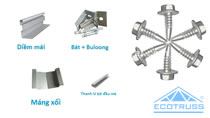 Phụ kiện vì kèo thép mạ ecotruss